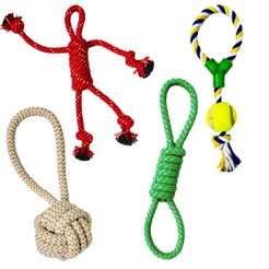 Brinquedo Mordedor De Cachorro Médio Grande Porte Corda Super Resistente Brinquedo Pet
