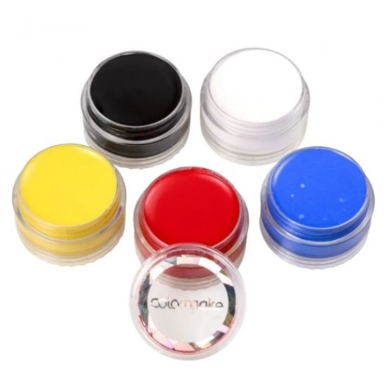 Tinta Facial Cremosa Torre C/ 5 Cores Colormake