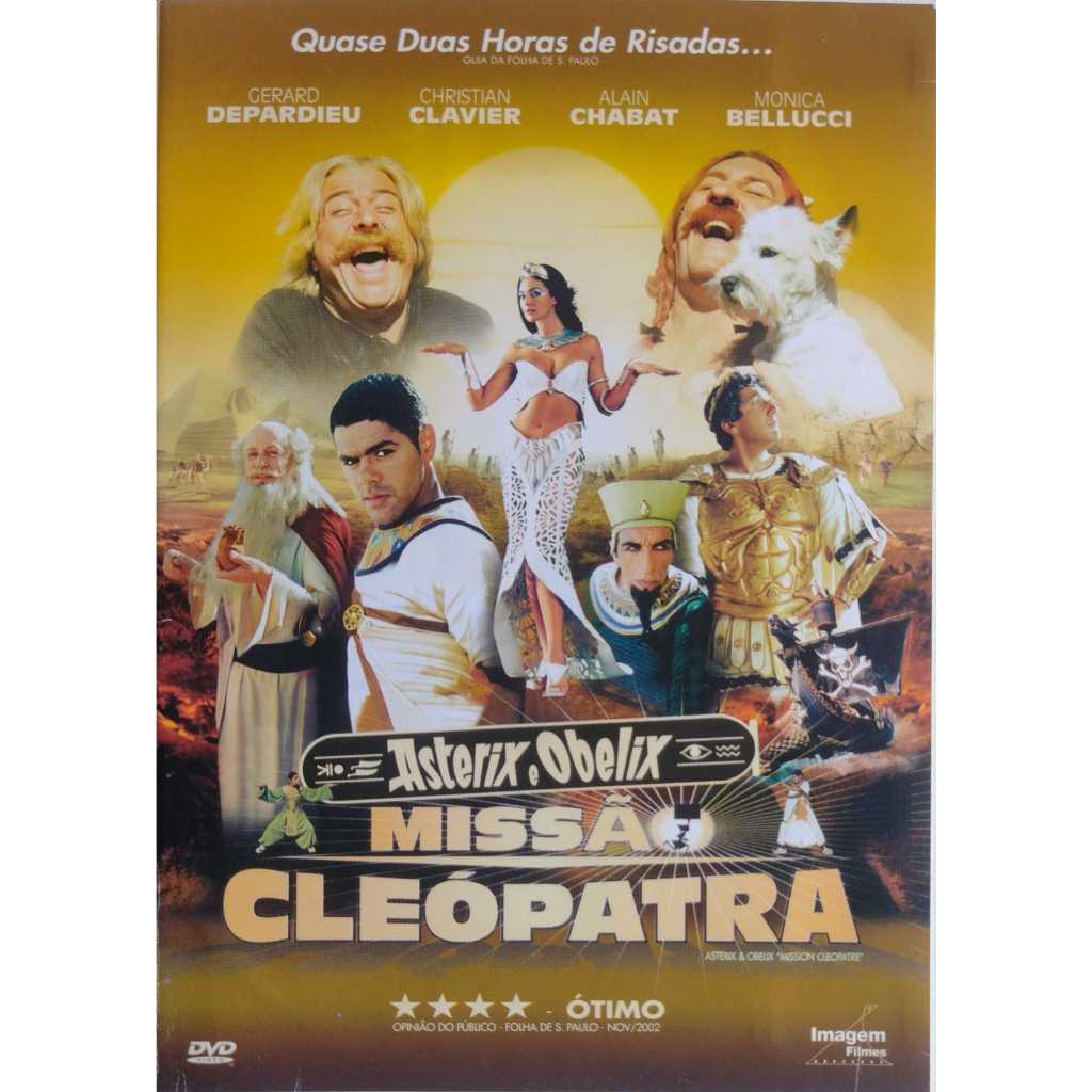 ASTERIX E OBELIX MISSÃO CLEÓPATRA DVD  GERARD DEPARDIEU
