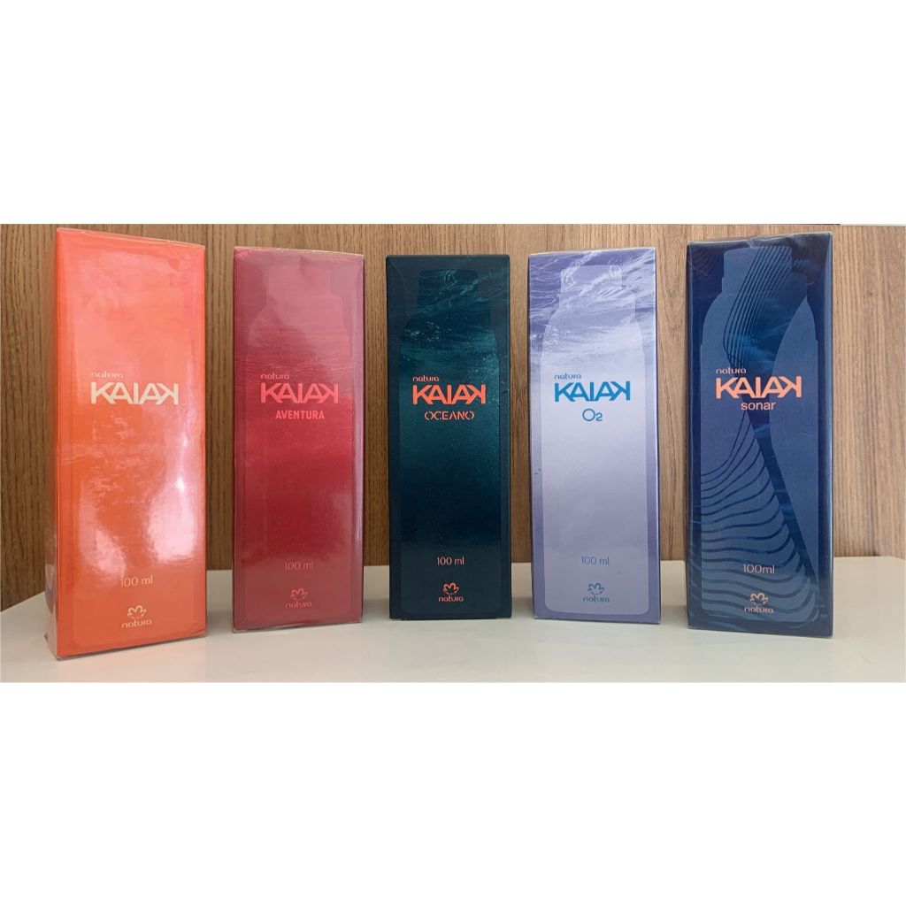 Perfume Natura Kaiak Feminino 100ml Tradicional, Aventura, Intensa, O2, Oceano, Sonar, Envio 24h