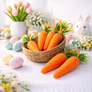 KIT 6x Cenouras de Páscoa 8cm Decorativa Festas, Eventos - Diversos Modelos Festa em Oferta na Shopee