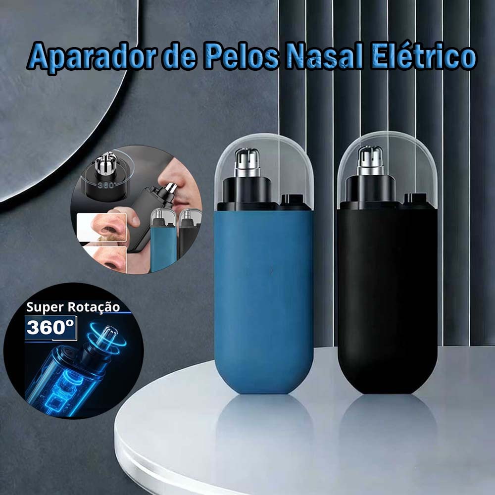 Aparador de Pelos 3 em 1 Elétrico Recarregável Portátil Para Nariz Orelha Rosto - Pequeno, prático e fácil de usar！ em Oferta na Shopee