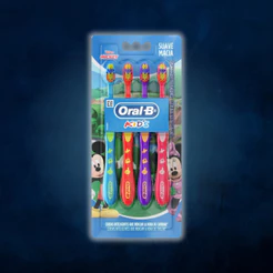 Escova Dental Infantil Mickey Kids 4 Unidades - Oral-B