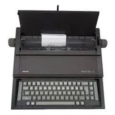 Máquina de escrever elétrica Olivetti Praxis 201-II