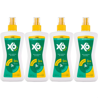 Kit 4 Repelente Xo Inseto Cimed 200ml Spray 10h de Protecao em Oferta na Shopee
