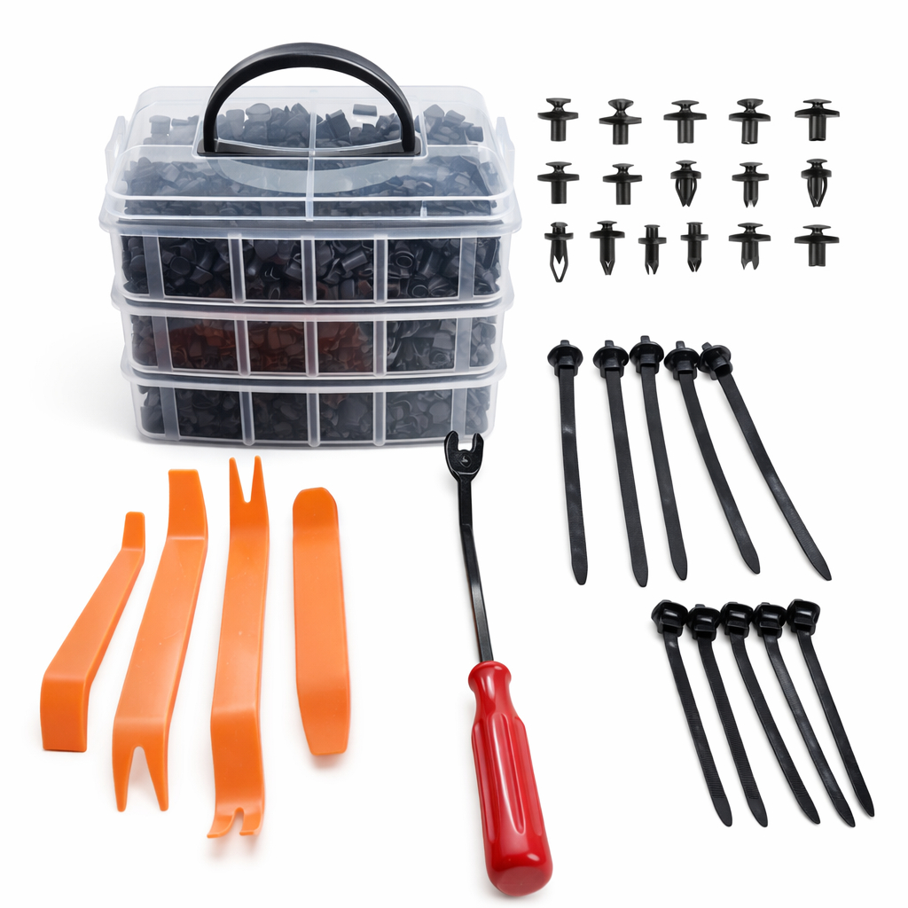 Kit Presilhas Grampo Automotiva Universal Completa com 635 Peças GORILLAZ em Oferta na Shopee