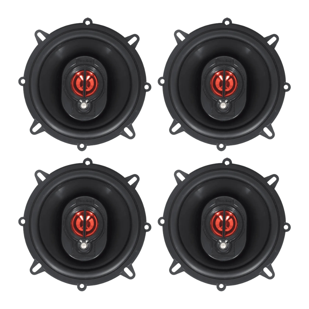Kit 4 Alto Falantes Bomber Bbr Multivias 5 pol 110wrms 4 Ohms