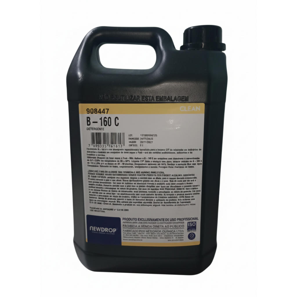 Detergente para lava louça NEW DROP B-160C 5L - ideal para lavalouças industriais e domestica 4ml por ciclo de lavagem
