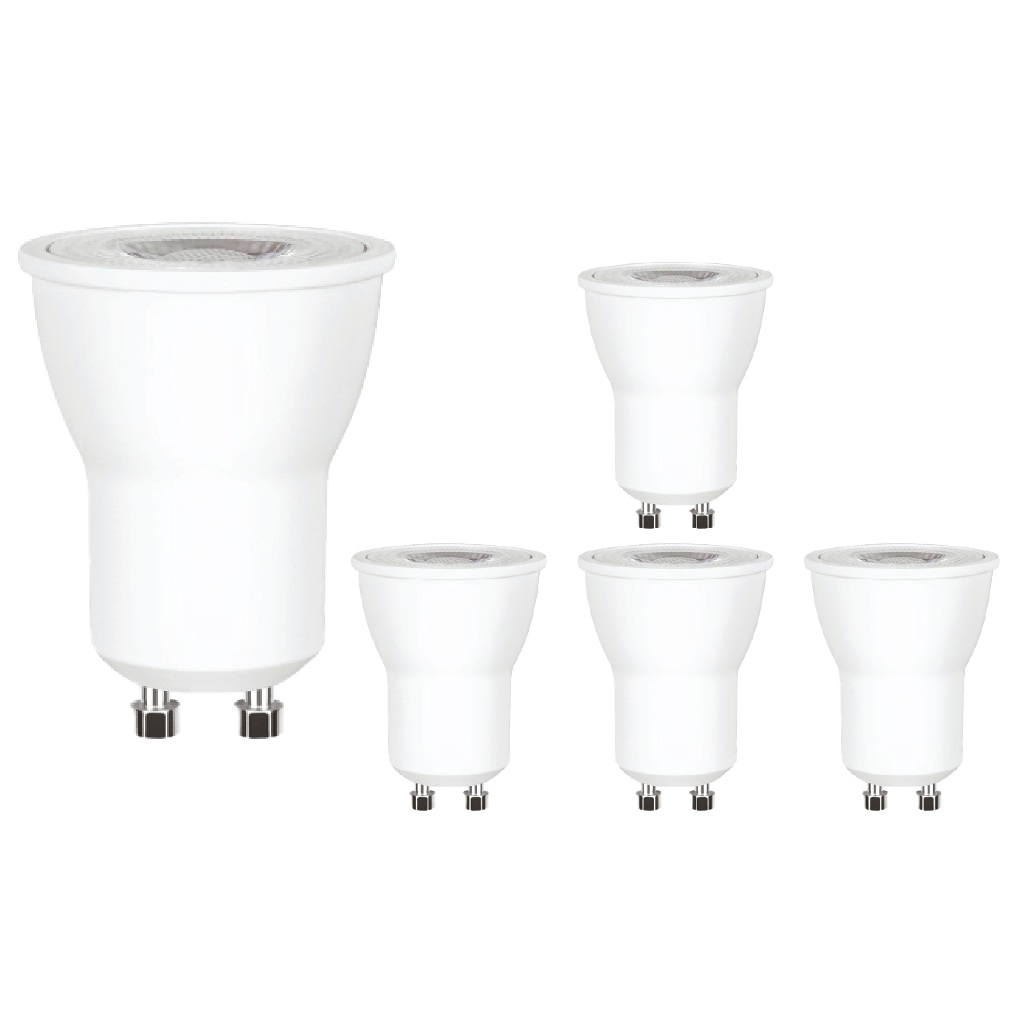 Kit 5 lampada Mini Dicroica led 4,5w Mr11 gu10 Branco Quente/Neutro/Frio Bivolt Para spot em Oferta na Shopee