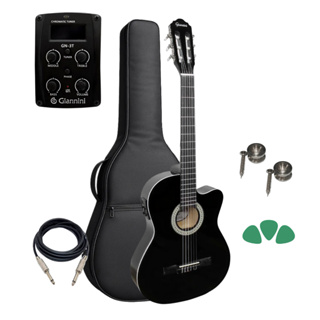 Violão Elétrico Giannini Nf-14 Bk Preto + Capa Reforçada em Oferta na Shopee