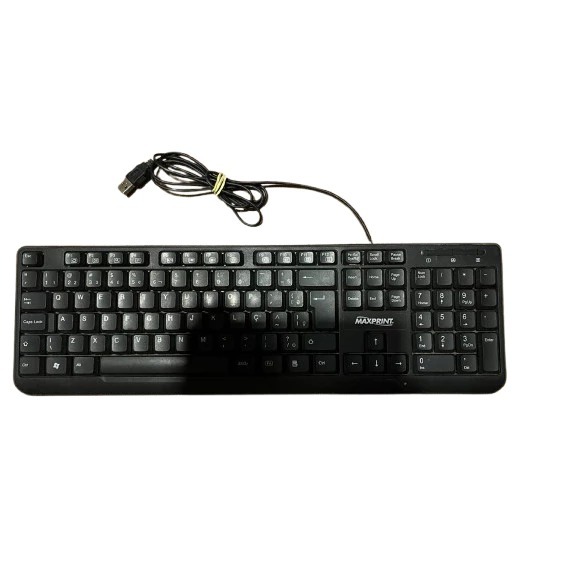 Teclado Usb ou PS/2 Usado Com Garantia ABNT2 Genérico/Dell/Lenovo Português Brasileiro