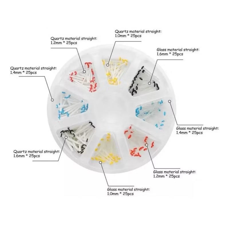 ￼Pino de Fibra de Vidro Odonto com 200 unidades Envio rápido