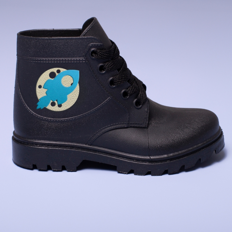 Botinha Infantil Menino Coturno Galocha Criança Masculino Impermeável  Antiderrapante