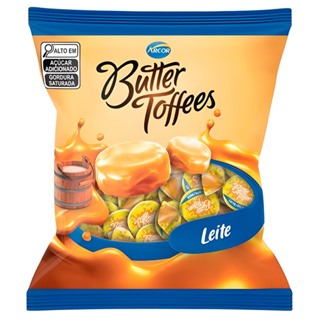 Balas Butter Toffees Leite 400g Arcor Bala de Caramelo Com Recheio Cremoso em Oferta na Shopee