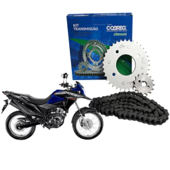 Quit Relação Transmissão Cobreq Honda Nxr Bros 160 Xre190