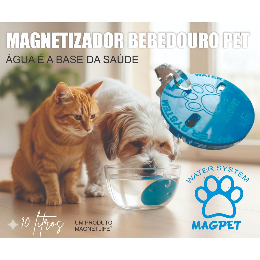 MAGPET magnetizador para BEBEBOURO PET cães e gatos Saúde animal ions de neodímio
