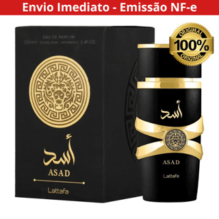 Asad Black Perfume Árabe Masculino 100 ml Lattafa em Oferta na Shopee