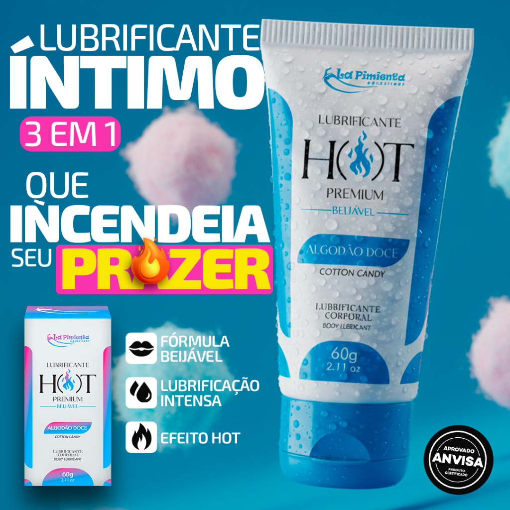 GEL HOT PREMIUM BEIJAVEL LUBRIFICANTE DO PRAZER FEMININO — imagem 2 de 2