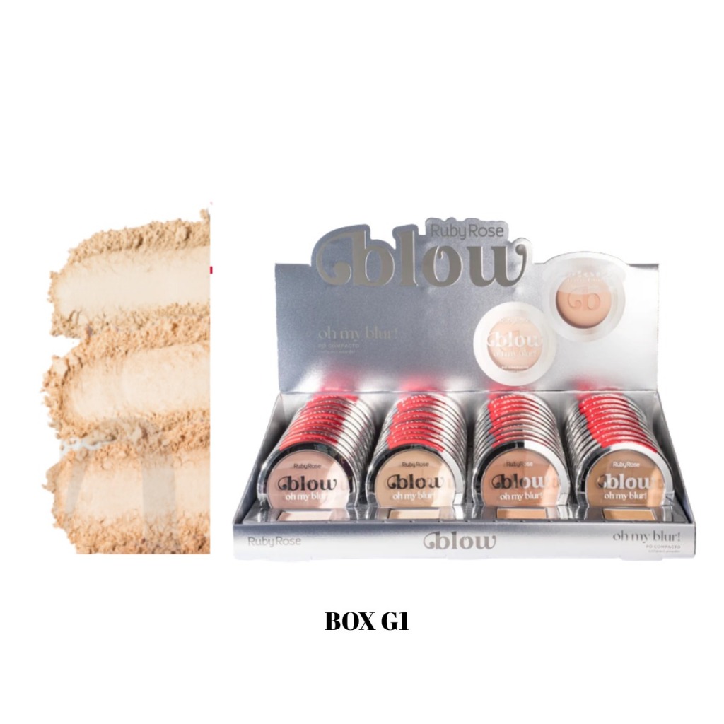 Box C/36 Pó Compacto Oh My Blur Blow Ruby Rose Hbm405-G1