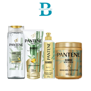 Kit Completo Pantene Pro-V Bambu Nutre & Cresce Shampoo Condicionador Creme de Pentear e Mascara de Tratamento em Oferta na Shopee