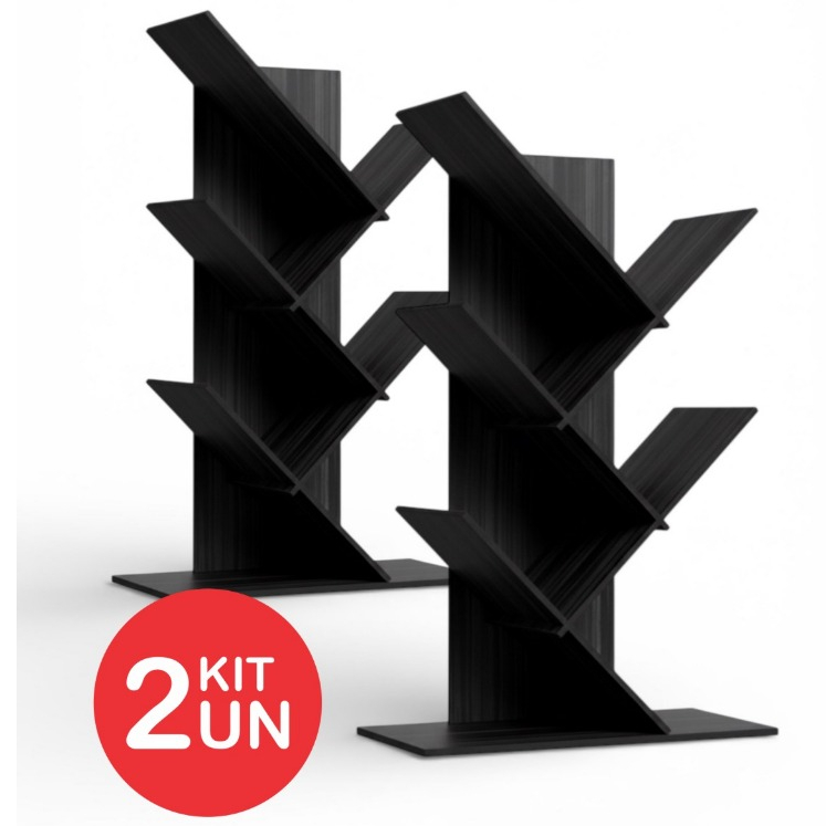 Livreiro Prateleira Organizadora de Livros Porta Revistas em MDF Para Decoração de Casa