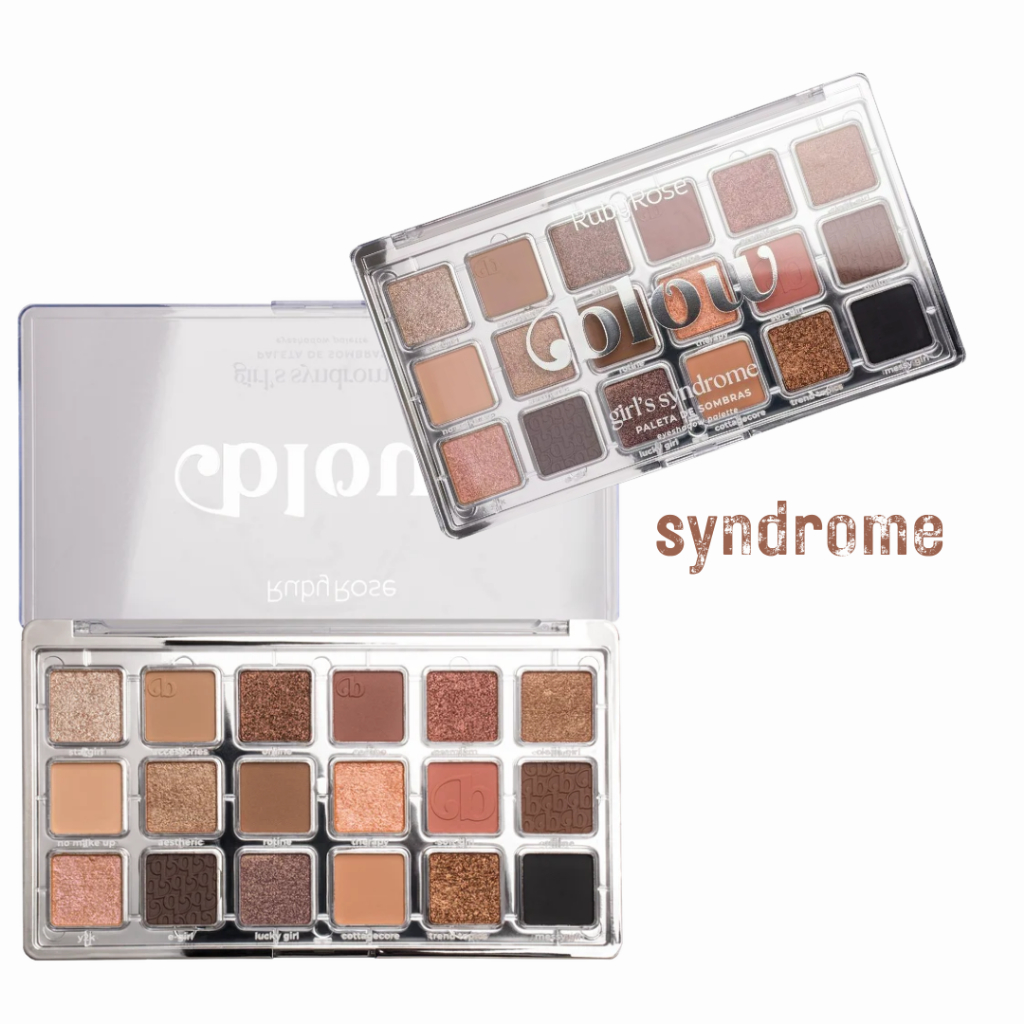 Paleta De Sombras Ruby Rose Blow 18 cores