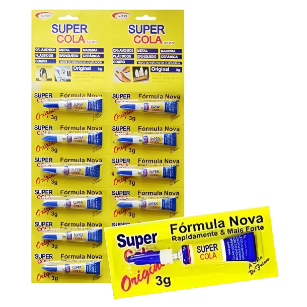 Cartela Super Cola Cola Tudo 3g