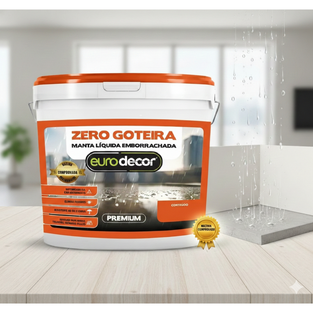Manta Liquida Emborrachada Premium Zero Goteira em Oferta na Shopee