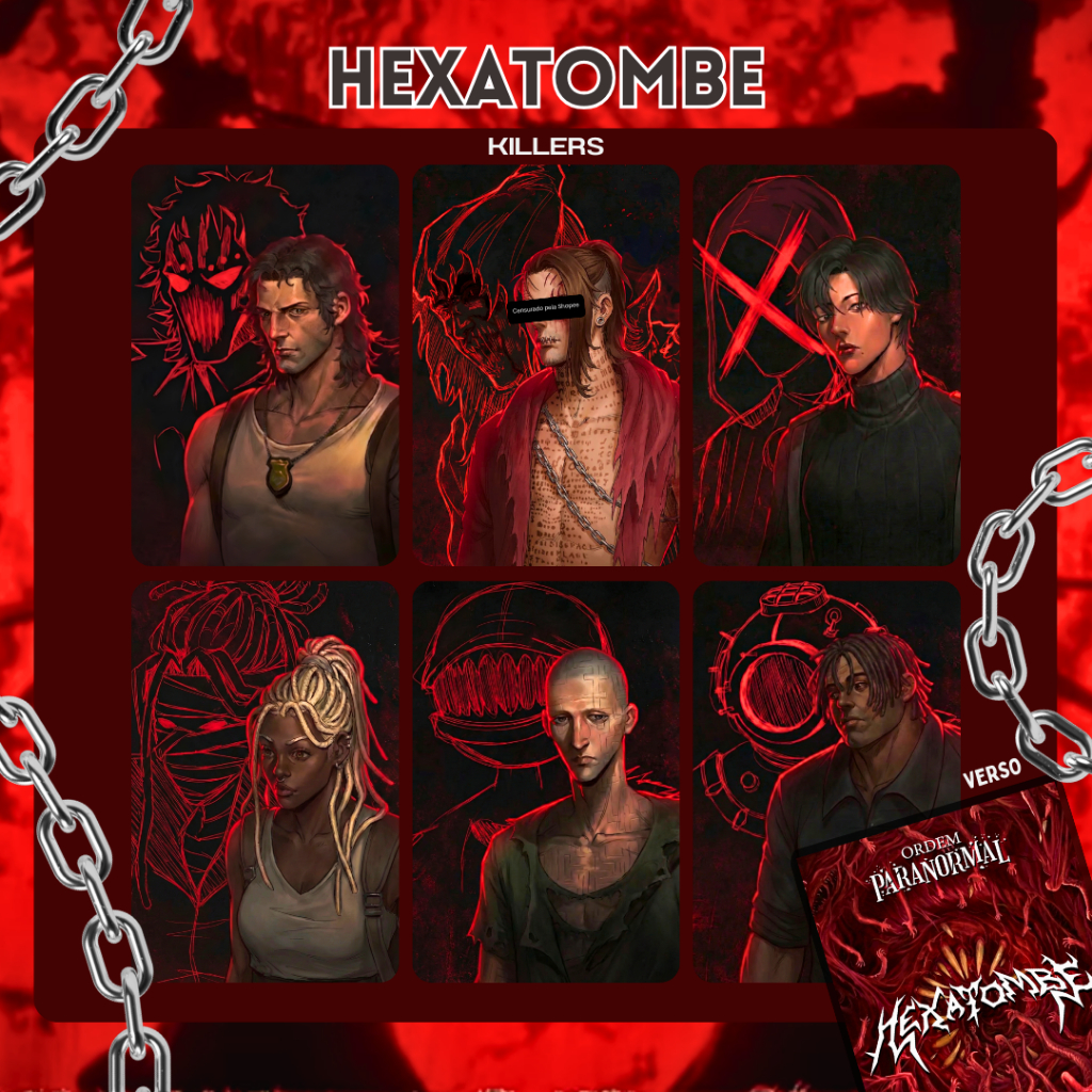 Photocards Ordem Paranormal - Hexatombe - Psikolera - Fanmade
