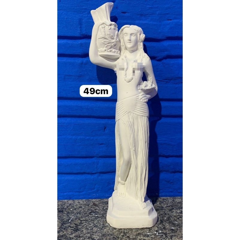 Imagem Cigana Da Botija/ Para Batismo 49cm em gesso cru