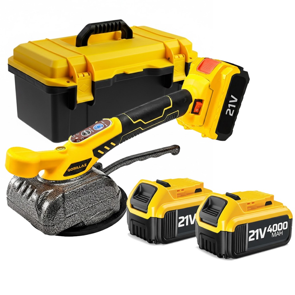 Maquina Assentadora De Piso Porcelanatos 21v Vibratória Ventosa Gorillaz em Oferta na Shopee