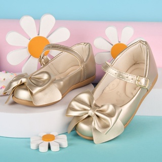 Sapatilha Infantil Menina Sapatinho Social Boneca Fivela Dourada Laço Liso Leve Macio Confortável em Oferta na Shopee
