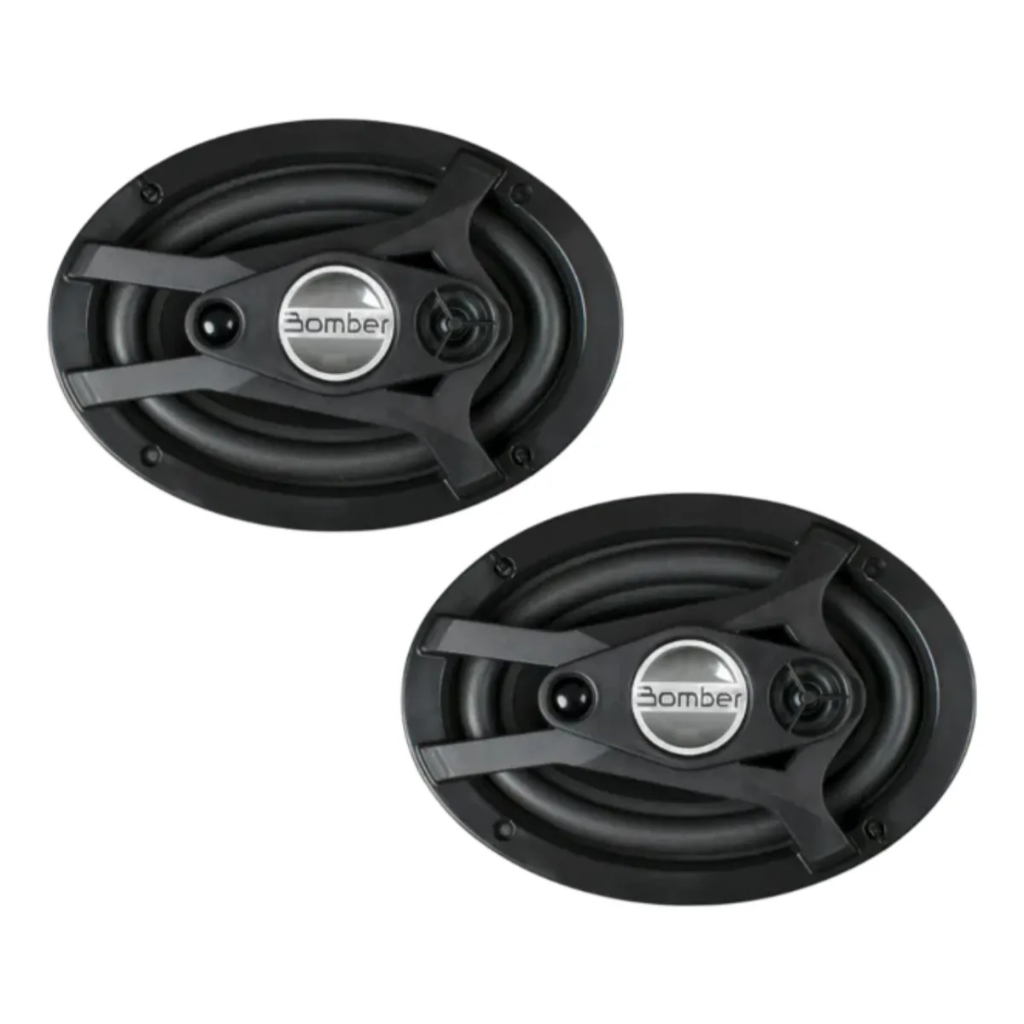Par Alto Falante Quadriaxial Bomber TKL 6x9 Polegadas 200W RMS -4 Ohms