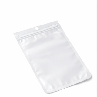 Saco Plástico 12x20 Fundo Branco Zip Furo Gancho - 100un em Oferta na Shopee
