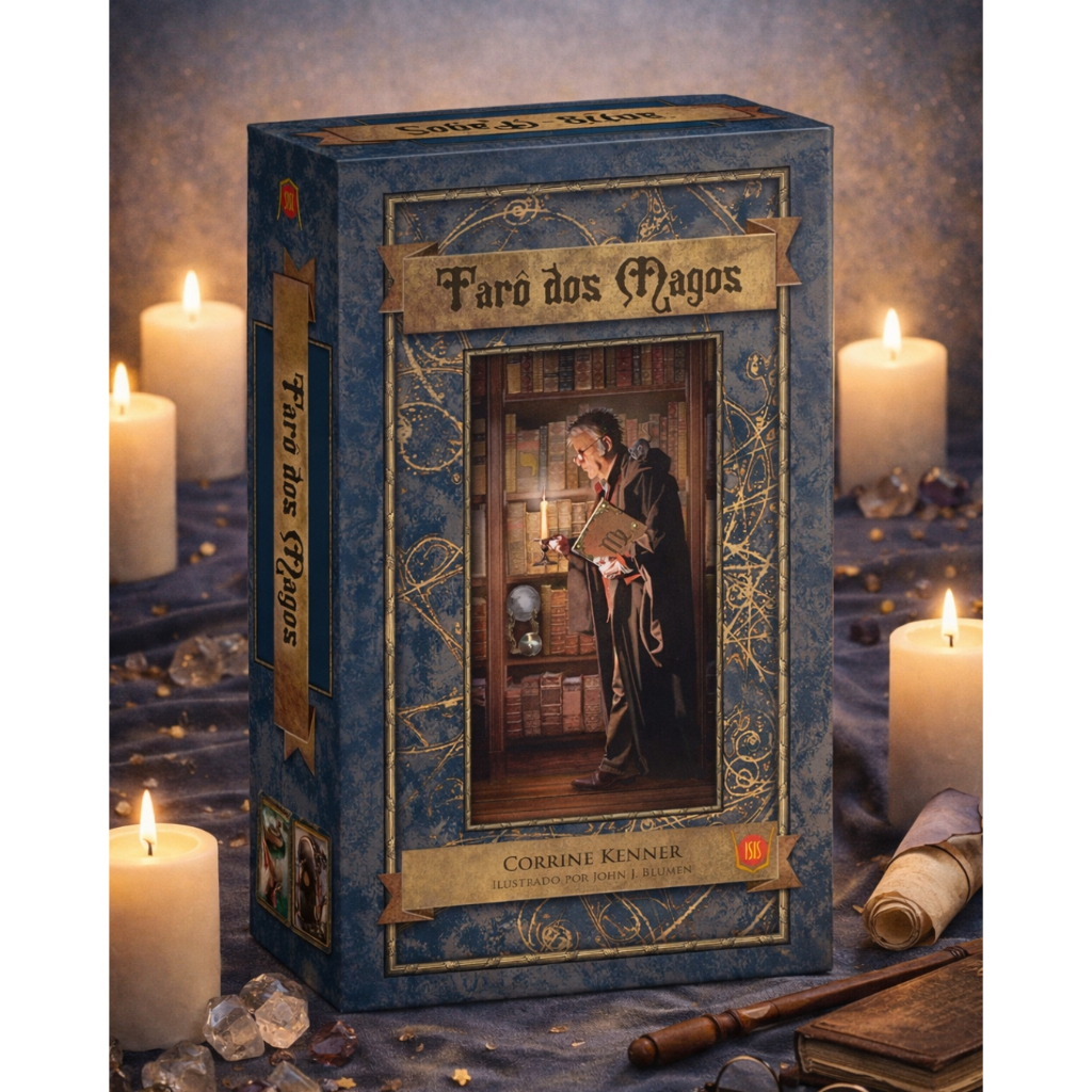 Tarô dos Magos 78 Cartas + Livro | Baralho Tarot Completo Universo Mágico