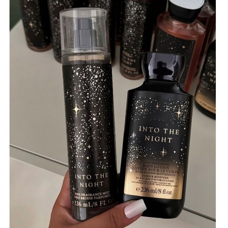 Bath Body Work BBW Into The Night Unitario Creme/Loção/Splash/Gel Original Envio Imediato