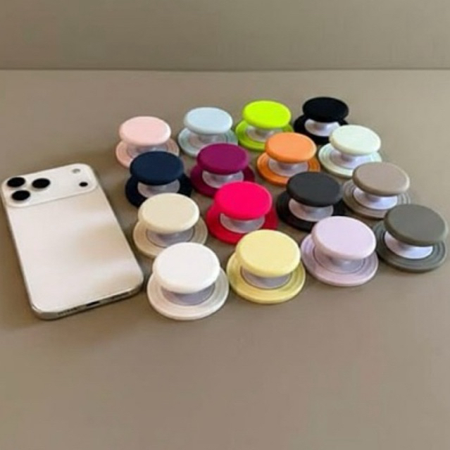 Pop Socket Com Indução Magnética Em Material De Vinil Emborrachado De Ótima Qualidade – Universal