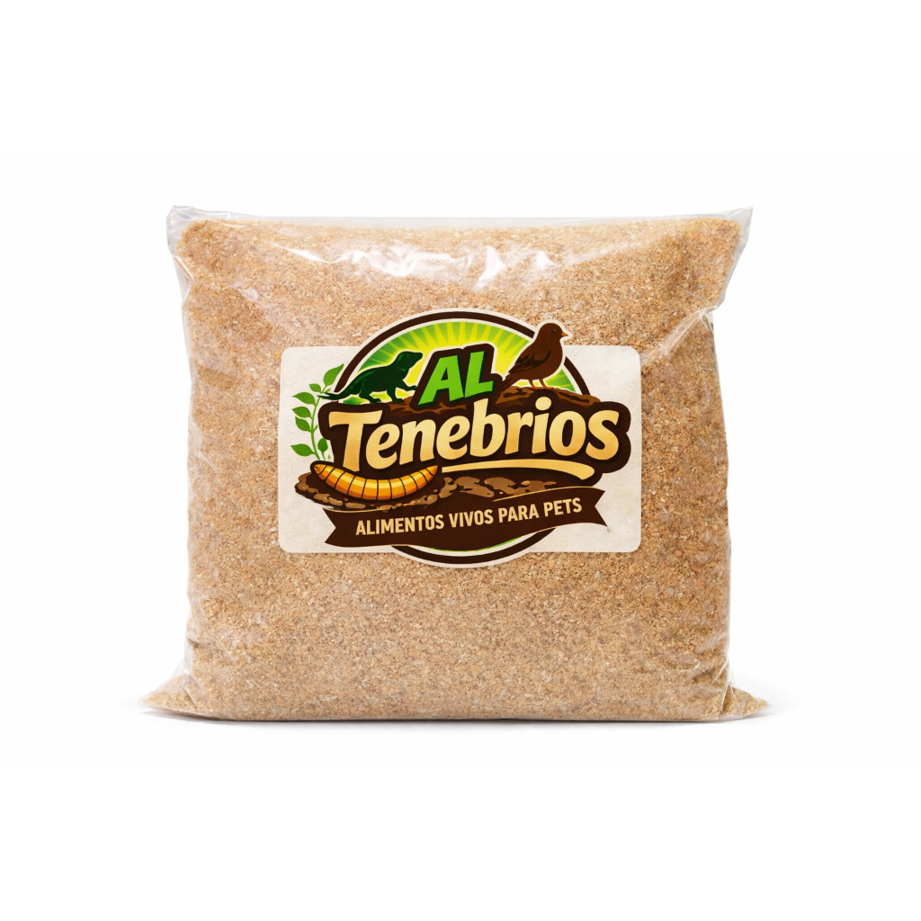 Substrato para criação de tenebrios