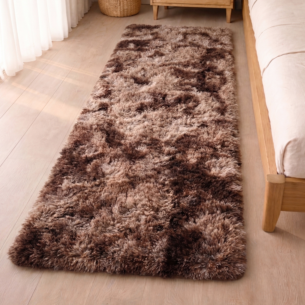 Tapete Passadeira 2,00 x 0,60 Corredor Quarto Sala Felpudo Várias Cores