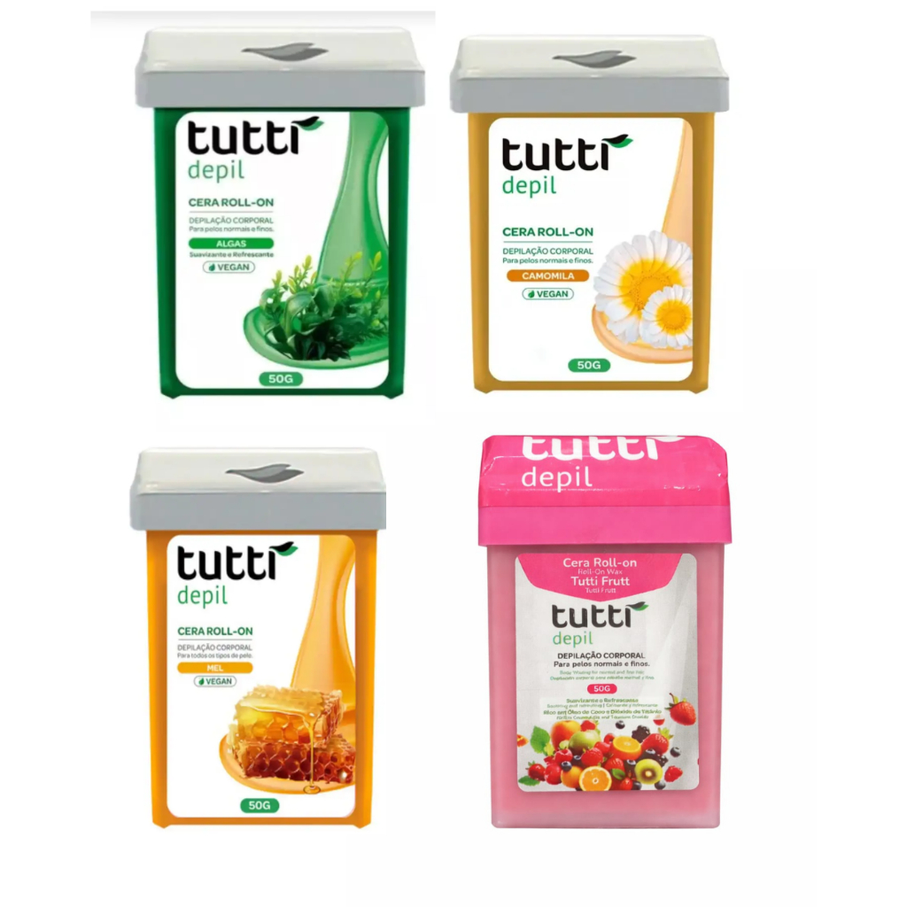 Cera Roll-on Tutti Depil 50g em Oferta na Shopee