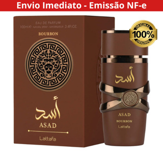 Asad Bourbon Lattafa Perfume Árabe 100ml Original Com Nota Fiscal em Oferta na Shopee