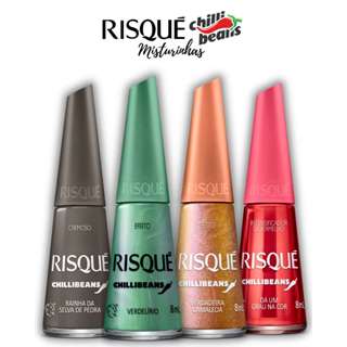 Misturinhas de Esmaltes Risqué Chilli Beans Queima de Estoque Oferta Limitada em Oferta na Shopee