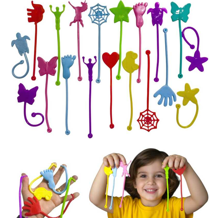 35 Geleca Gruda Parede Para Kit Festa Lembrancinha Colorida Pega Tazo Aniversario Prenda Quermesse em Oferta na Shopee