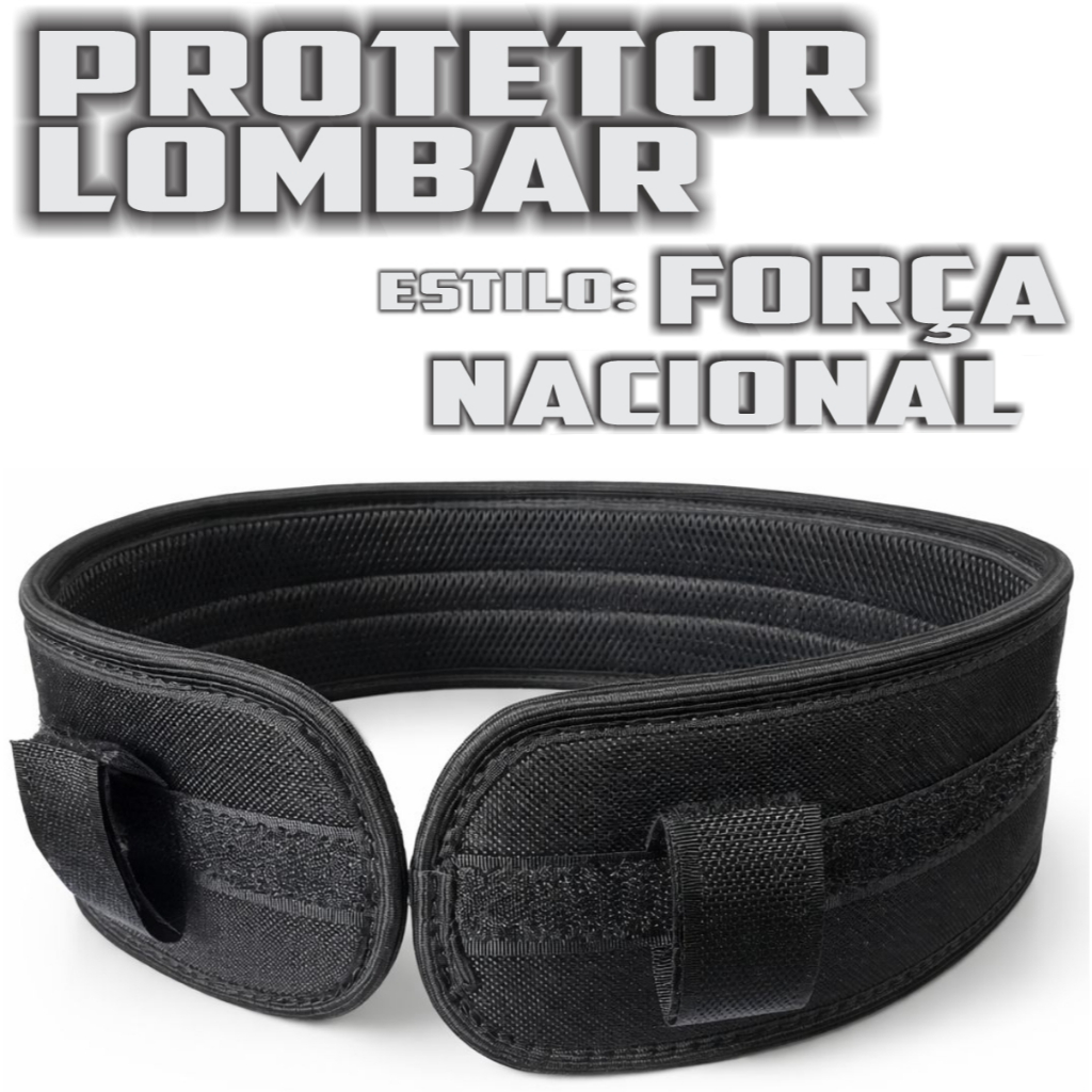 Protetor lombar para Cinto Tático Estilo Força Nacional.