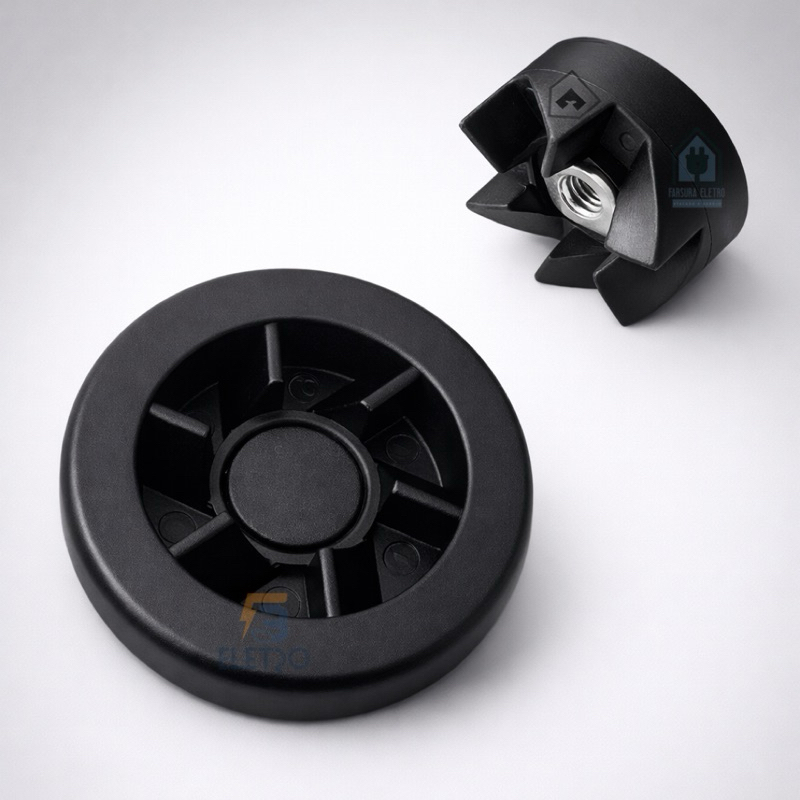 Kit de Arrastes Originais para Liquidificador Arno Power Max 1400w LN63 LN64 LN65 LN78 LN81 ( Eixo 6mm Fino )