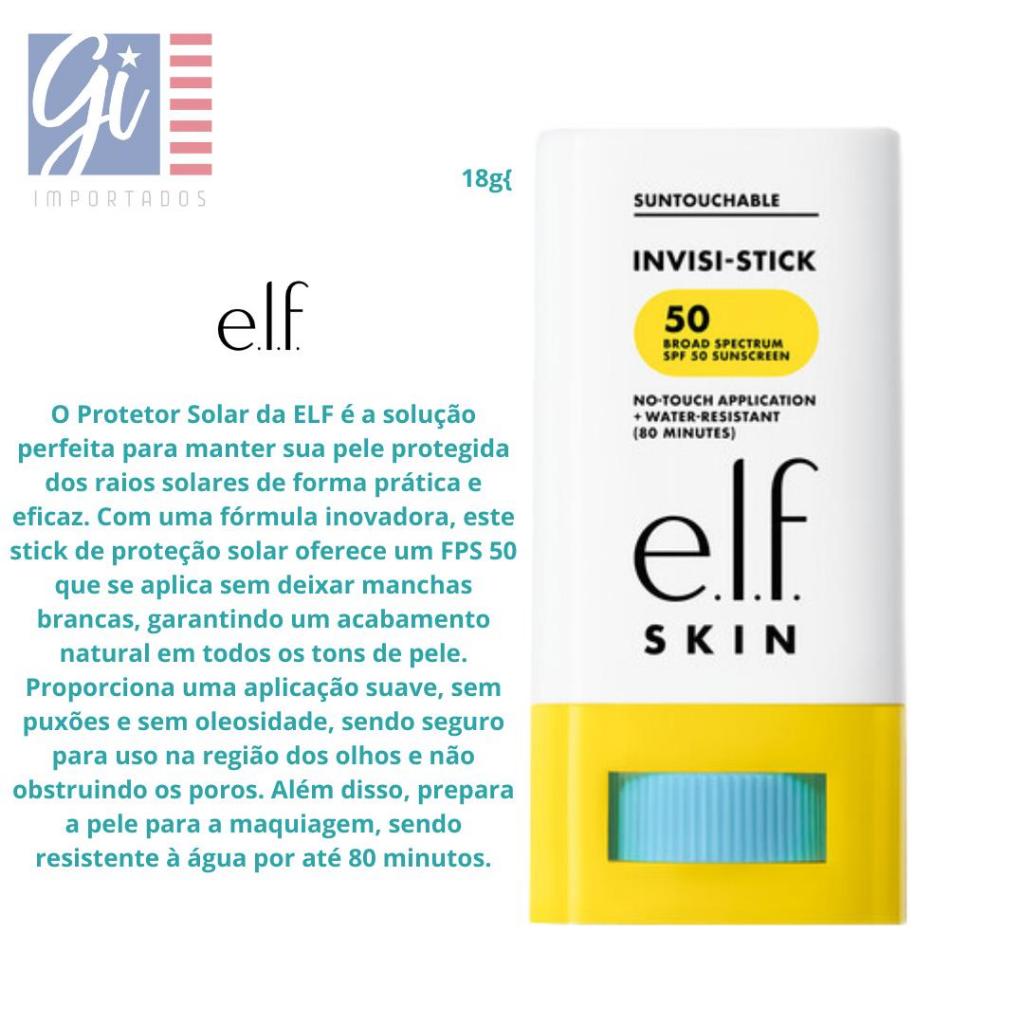 Protetor Solar em Stick - ELF 18g