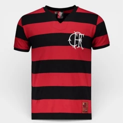 Camiseta Flamengo FlaTri Masculina - Preto e Vermelho