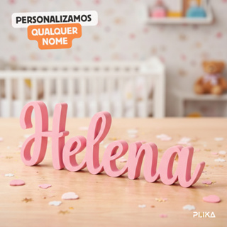 Letreiro Decorativo Personalizado - Nome Bebê, Filho, Namorado, Nicho Presente Criativo 3D em Oferta na Shopee