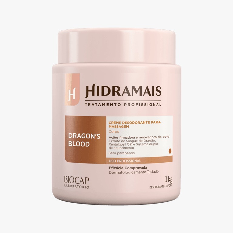 Creme para Massagem Dragon's Blood Firmeza e Revitalização HidraMais 1Kg