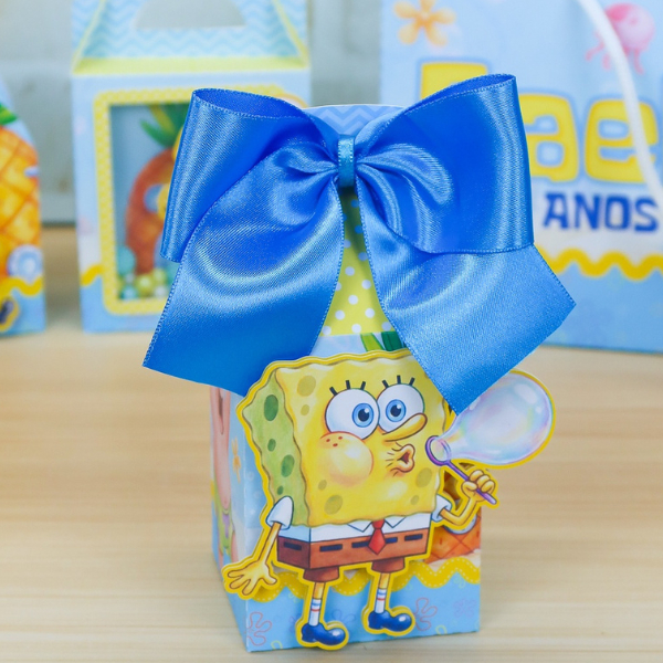 Kit Festa Lembrancinhas Personalizadas Bob Esponja Festa Infantil Bob Esponja